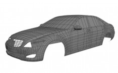 Mercedes-Benz 2006 S-Class Wireframe