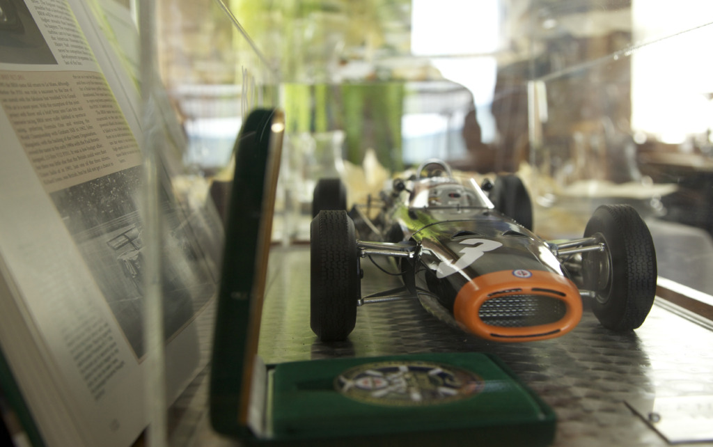 BRM model car in Rubery Owen Boardroom