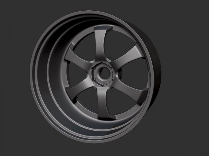 3D modeling a car rim in ZBrush 4R7