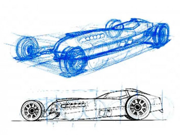 How to draw a Hot Rod