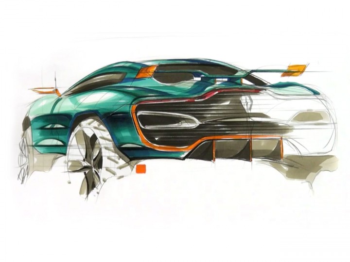 Renault Alpine Concept Sketch Video